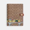 Cuaderno en Signature Canvas con motivo de tren navideño