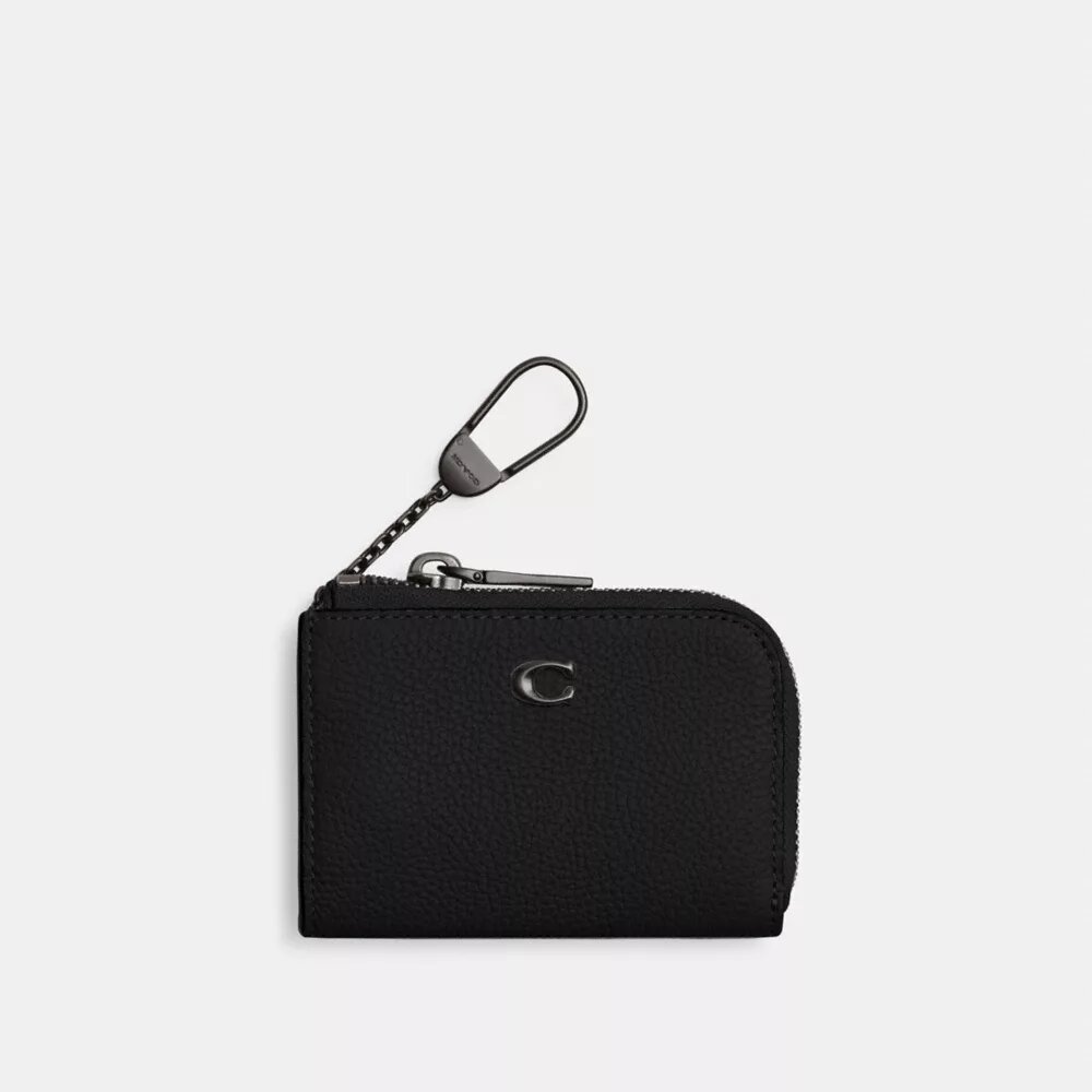 Estuche para llaves con cremallera en L