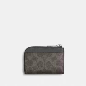 Estuche para llaves con cremallera en L de Signature Canvas