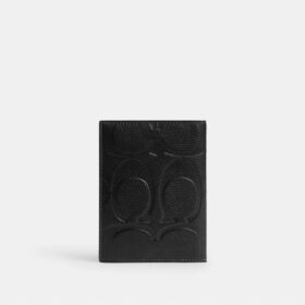 Funda para pasaporte en piel «Maxi Signature»