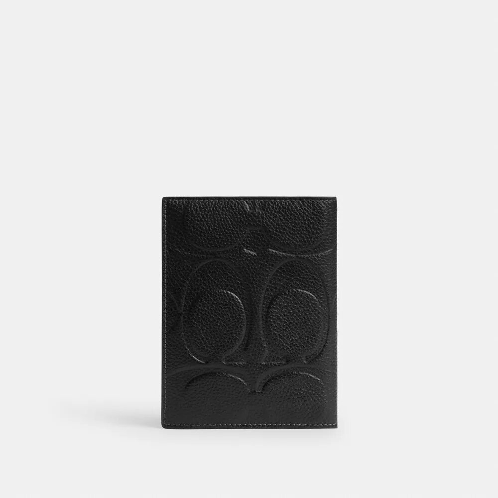 Funda para pasaporte en piel «Maxi Signature»