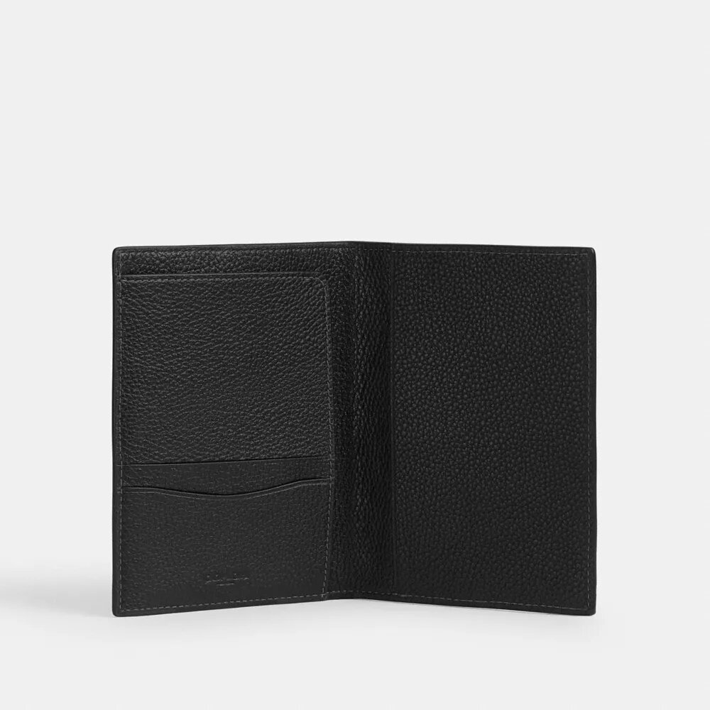 Funda para pasaporte en piel «Maxi Signature»