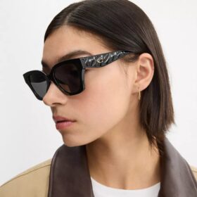 Gafas de sol cuadradas acolchadas
