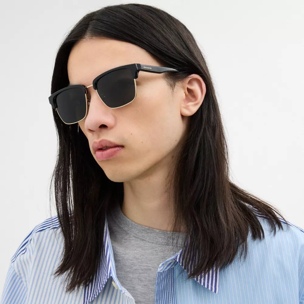 Gafas de sol cuadradas Coach