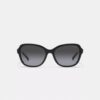 Gafas de sol cuadradas con bisagras y motivo de Horse and Carriage