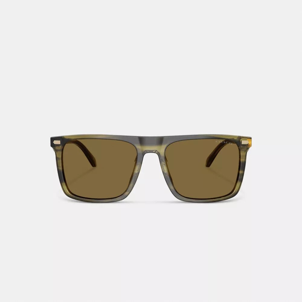 Gafas de sol cuadradas con parte superior plana