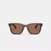 Gafas de sol cuadradas con patillas texturizadas y detalle «C»