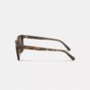Gafas de sol cuadradas con patillas texturizadas y detalle «C»