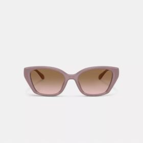 Gafas de sol cuadradas de ojo de gato con detalles metálicos en forma de «C»