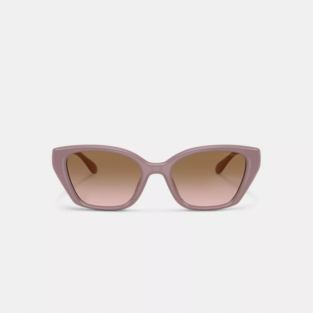 Gafas de sol cuadradas de ojo de gato con detalles metálicos en forma de «C»