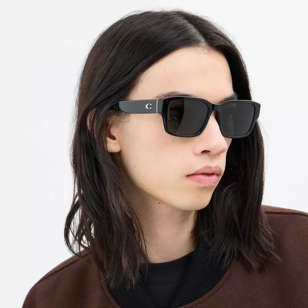 Gafas de sol cuadradas estrechas «Maxi Sculpted C»