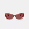 Gafas de sol de ojo de gato con montura de alambre