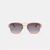 Gafas de sol de piloto estrechas con el característico efecto Ombra