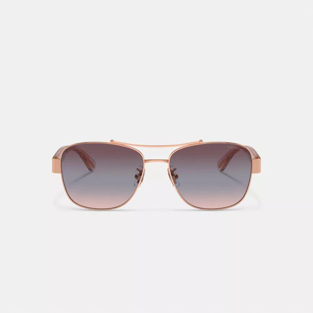 Gafas de sol de piloto estrechas con el característico efecto Ombra