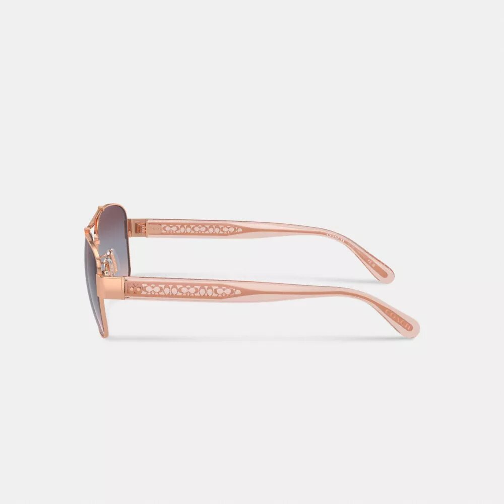 Gafas de sol de piloto estrechas con el característico efecto Ombra
