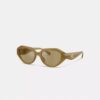 Gafas de sol geométricas con detalles de «C»