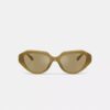 Gafas de sol geométricas con detalles de «C»