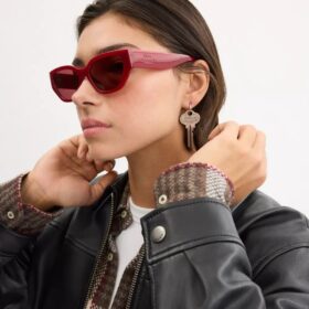 Gafas de sol geométricas de ojo de gato