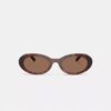 Gafas de sol ovaladas estrechas