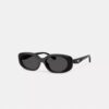 Gafas de sol ovaladas-rectangulares acolchadas