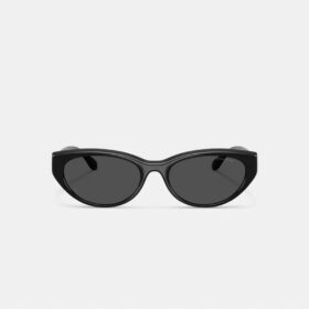 Gafas de sol ovaladas tipo «ojo de gato» con detalles dorados