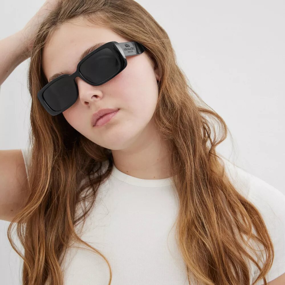 Gafas de sol rectangulares estrechas
