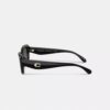 Gafas de sol rectangulares estrechas con herrajes «C»