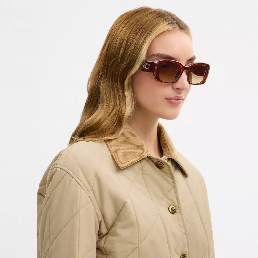 Gafas de sol rectangulares extragrandes «Maxi Sculpted C»