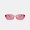 Gafas de sol redondas con herrajes C