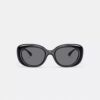 Gafas de sol redondas con herrajes C
