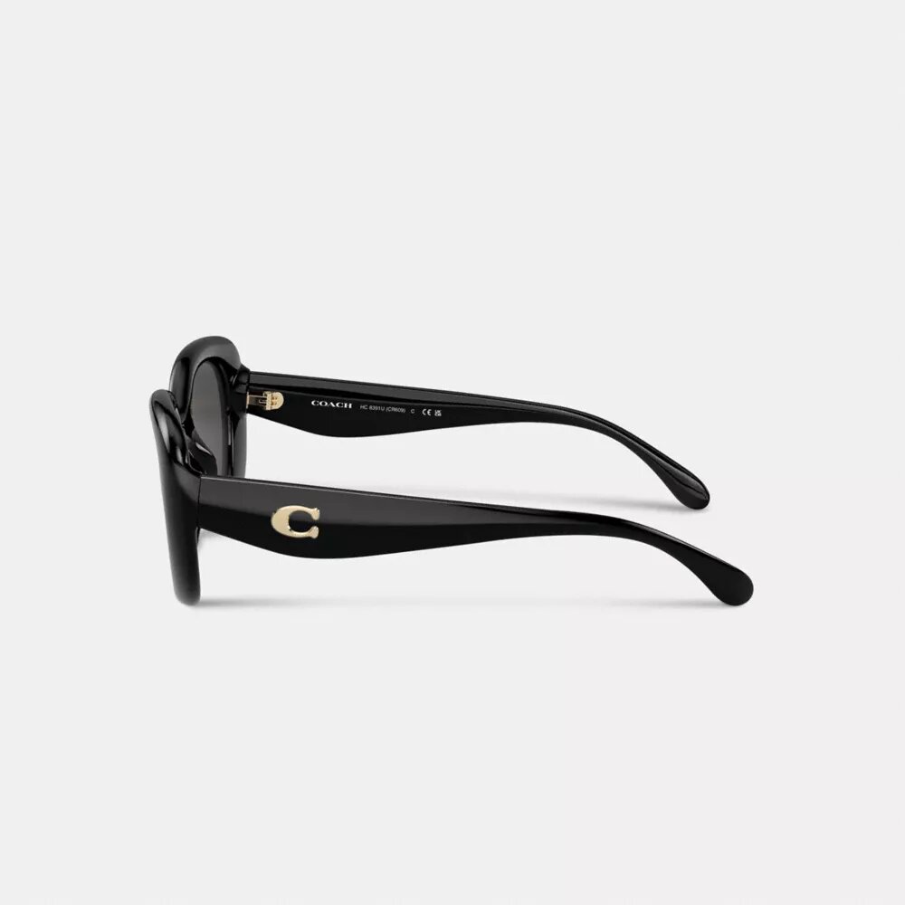 Gafas de sol redondas con herrajes C