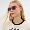 Gafas de sol redondas con herrajes C