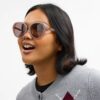 Gafas de sol redondas extragrandes «Maxi Sculpted C»
