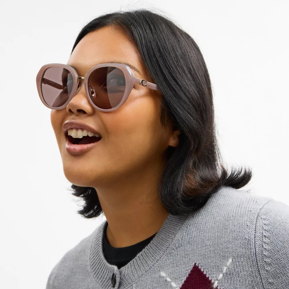 Gafas de sol redondas extragrandes «Maxi Sculpted C»