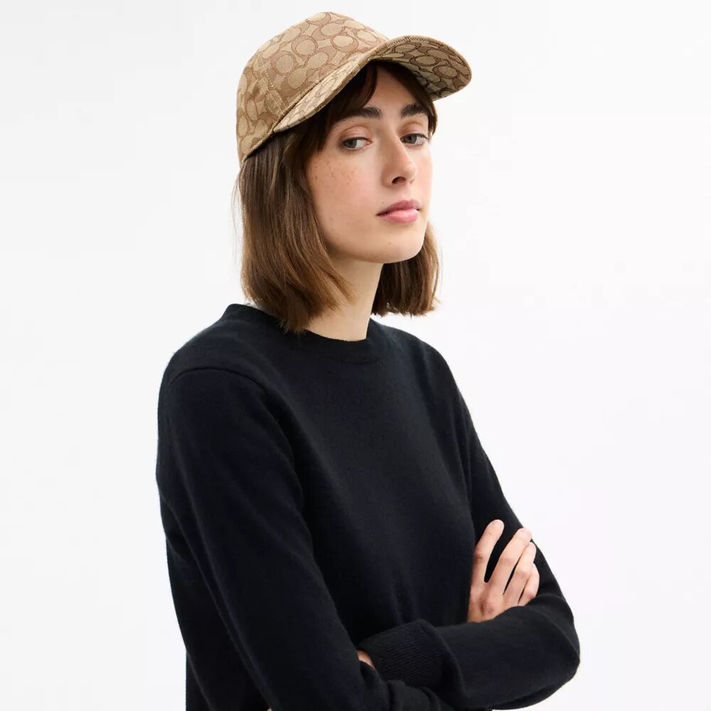 Gorra de béisbol con jacquard exclusivo