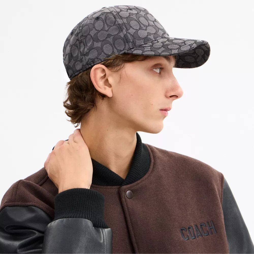 Gorra de béisbol con jacquard exclusivo
