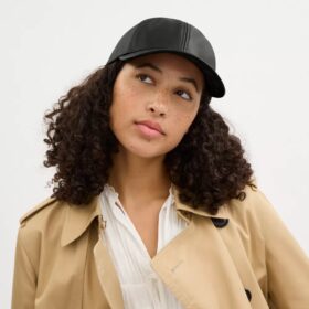 Gorra de béisbol de piel