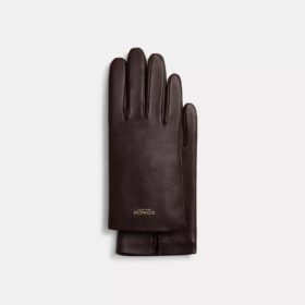 Guantes técnicos de piel para mujer