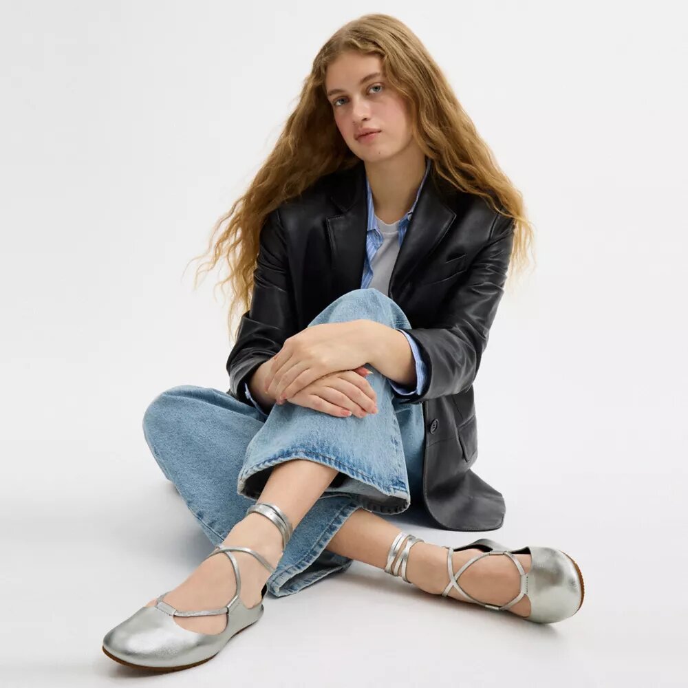 Manoletinas blandas con cordones