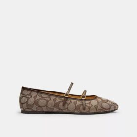 Merceditas con doble hebilla en jacquard exclusivo