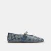 Merceditas en denim con cristales