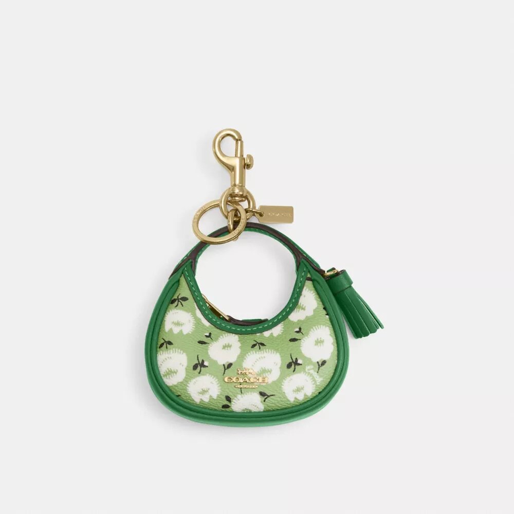 Mini colgantes para bolsos Carmen con estampado floral