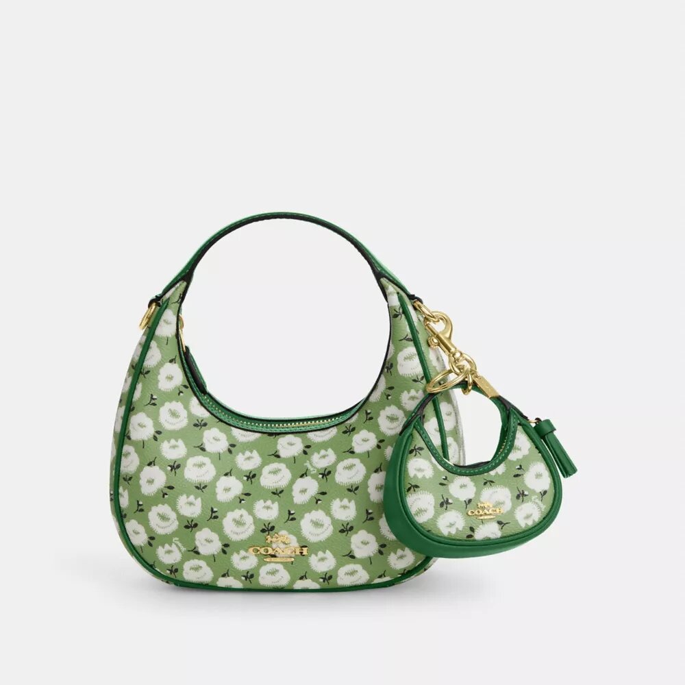 Mini colgantes para bolsos Carmen con estampado floral