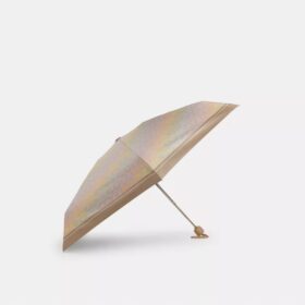Mini paraguas con protección UV y estampado «Rainbow Signature»