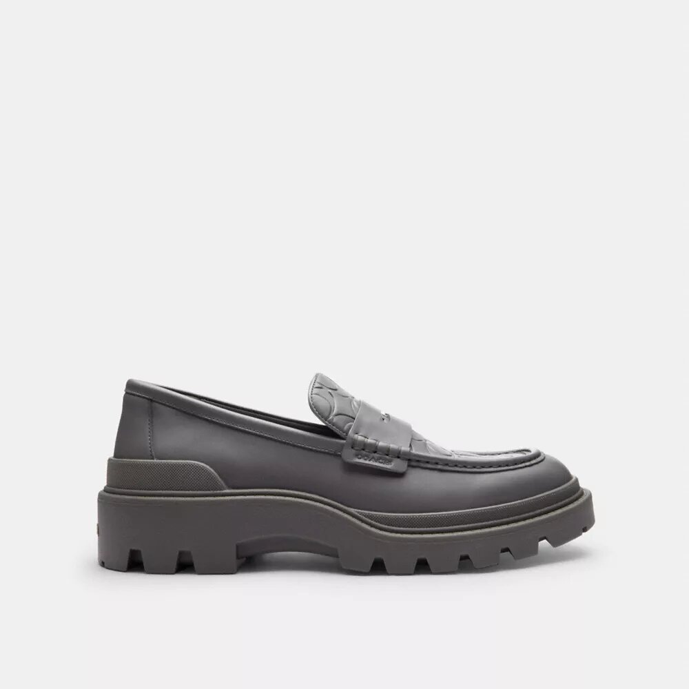 Mocasines con estampado emblemático