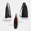 Mochila bandolera Dominic en Signature Canvas
