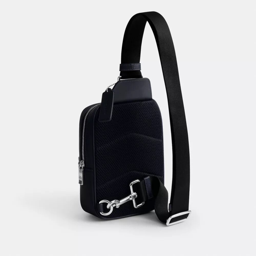 Mochila bandolera Racer con estampado de camuflaje Signature
