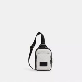 Mochila bandolera Racer en Signature Canvas