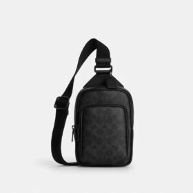 Mochila bandolera Racer en Signature Canvas