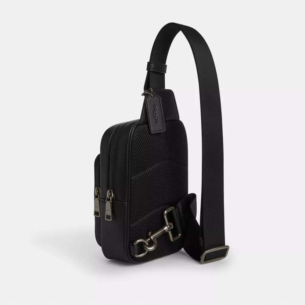 Mochila bandolera Racer en Signature Canvas